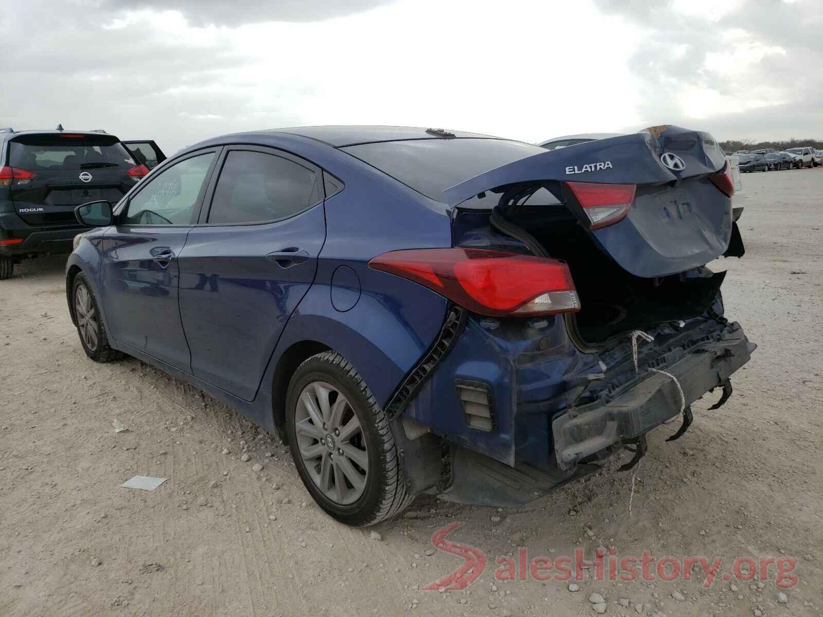 5NPDH4AE8GH689939 2016 HYUNDAI ELANTRA