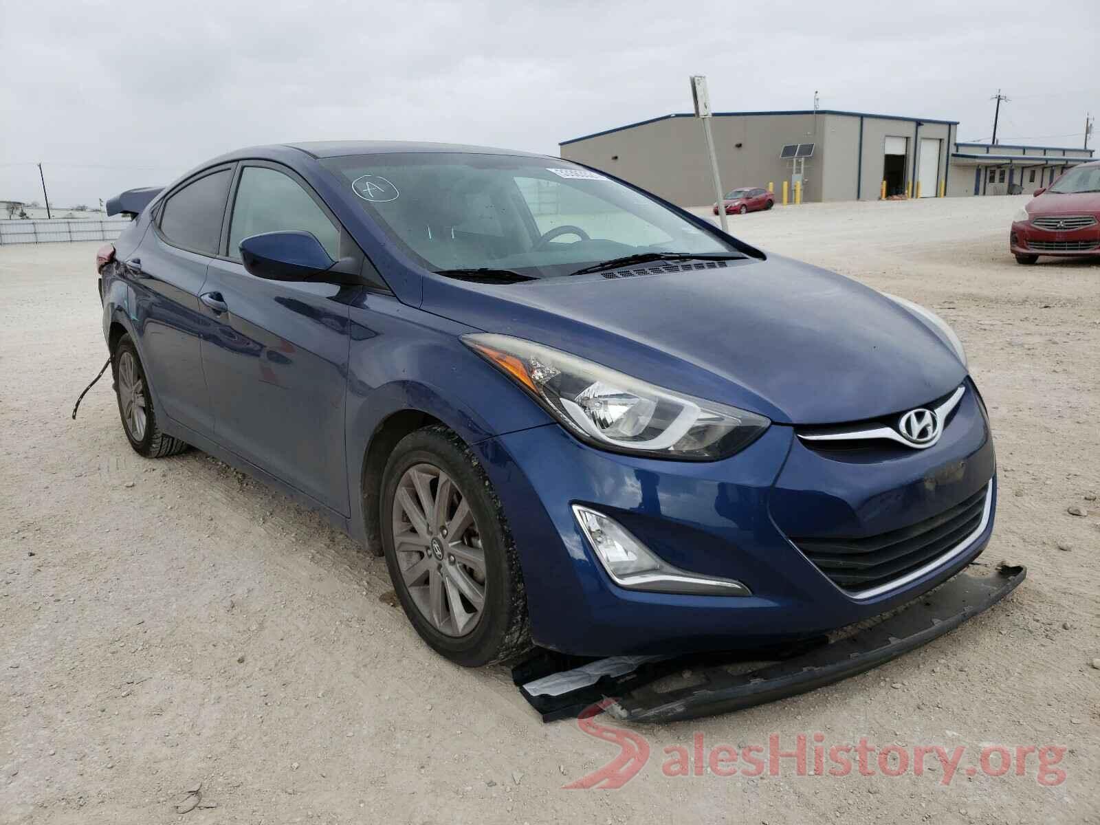 5NPDH4AE8GH689939 2016 HYUNDAI ELANTRA