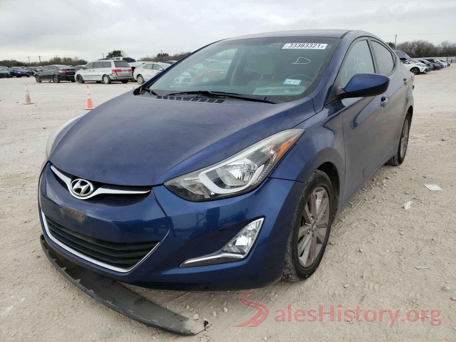 5NPDH4AE8GH689939 2016 HYUNDAI ELANTRA