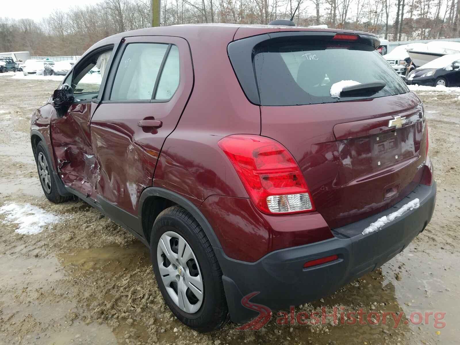 3GNCJKSB8GL222262 2016 CHEVROLET TRAX