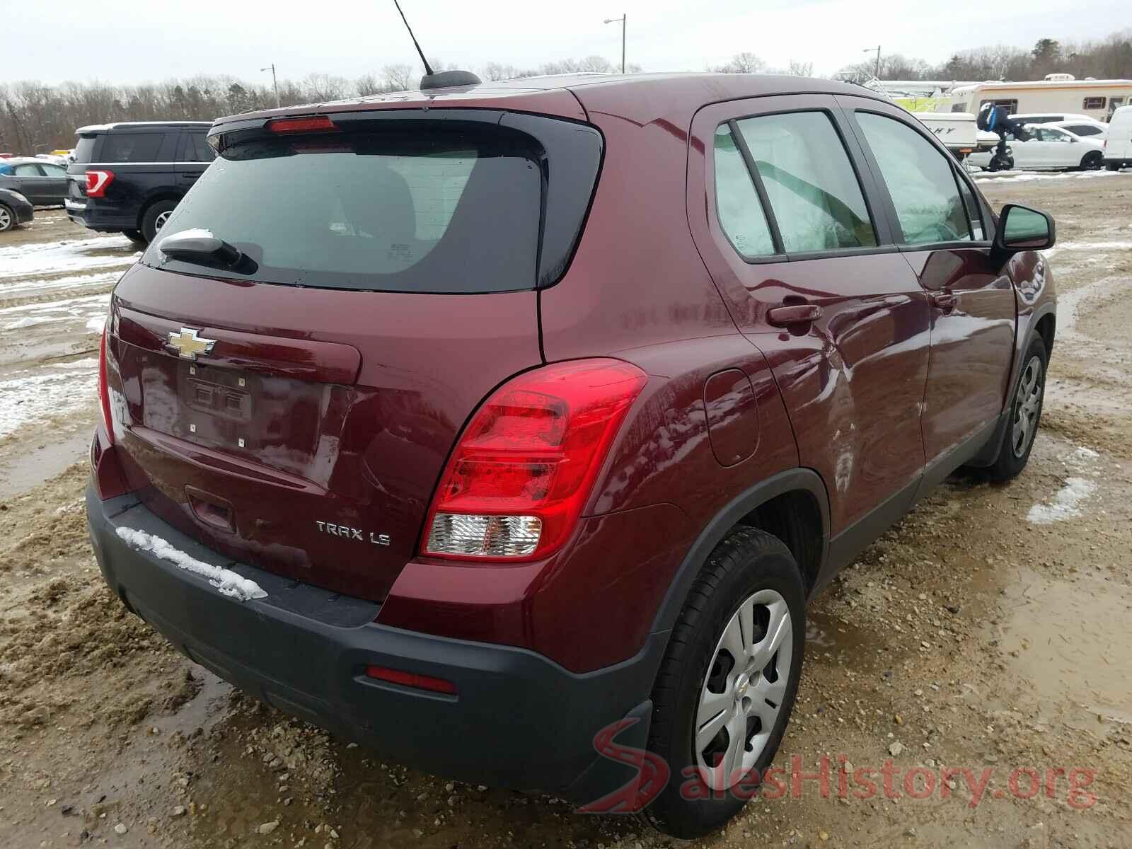 3GNCJKSB8GL222262 2016 CHEVROLET TRAX