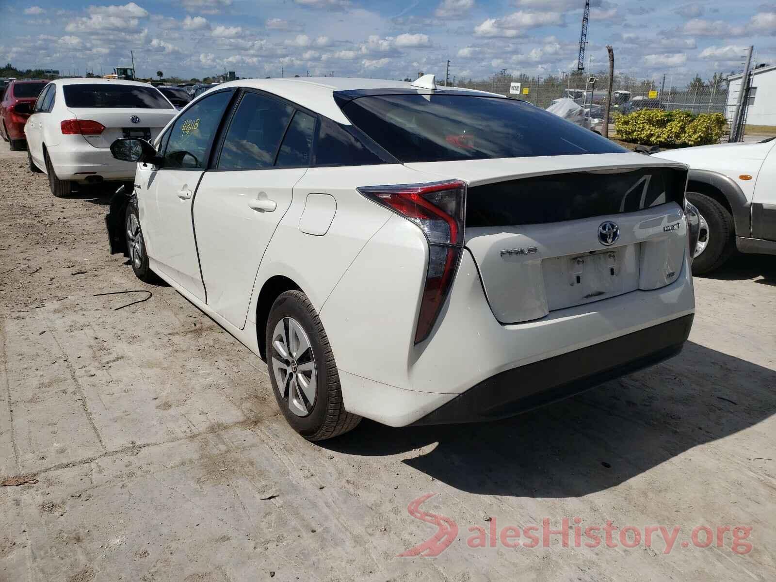 JTDKARFU2G3504319 2016 TOYOTA PRIUS