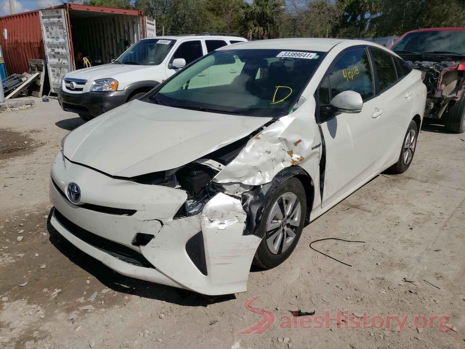 JTDKARFU2G3504319 2016 TOYOTA PRIUS