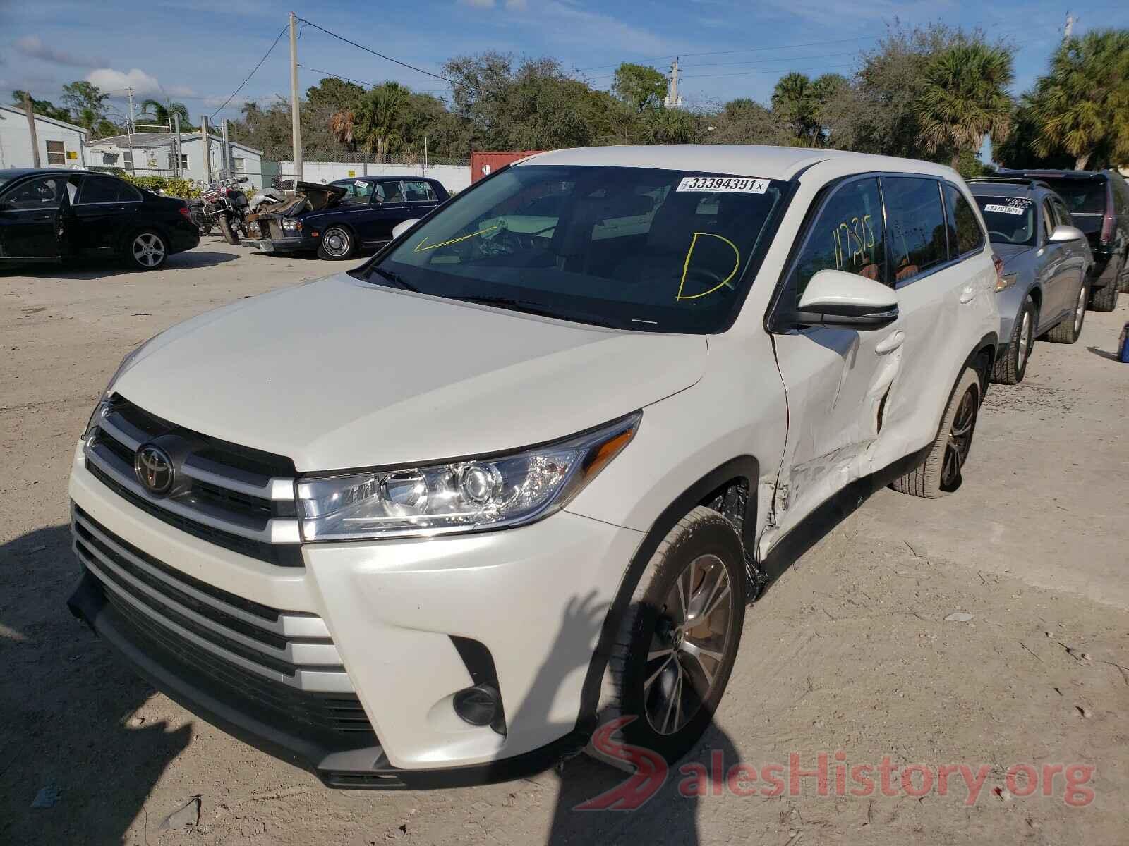 5TDZARFH0KS045669 2019 TOYOTA HIGHLANDER