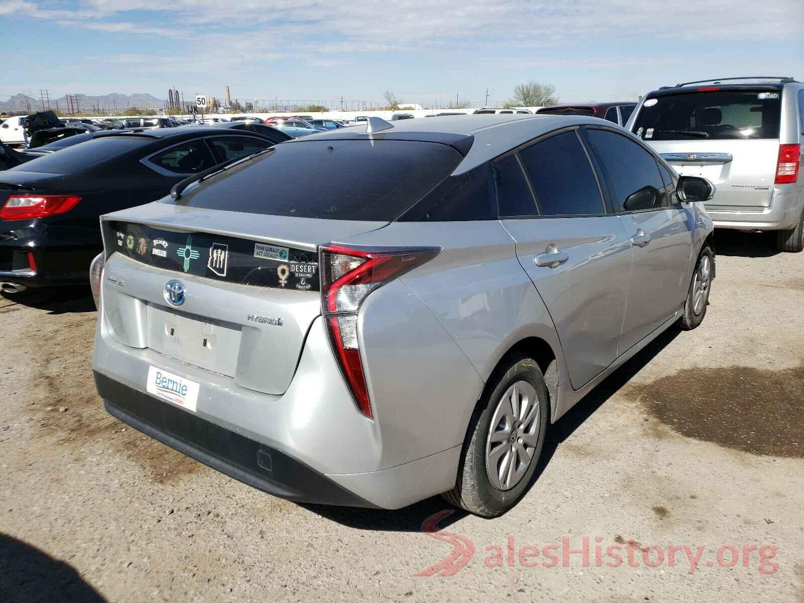 JTDKBRFU9G3009287 2016 TOYOTA PRIUS