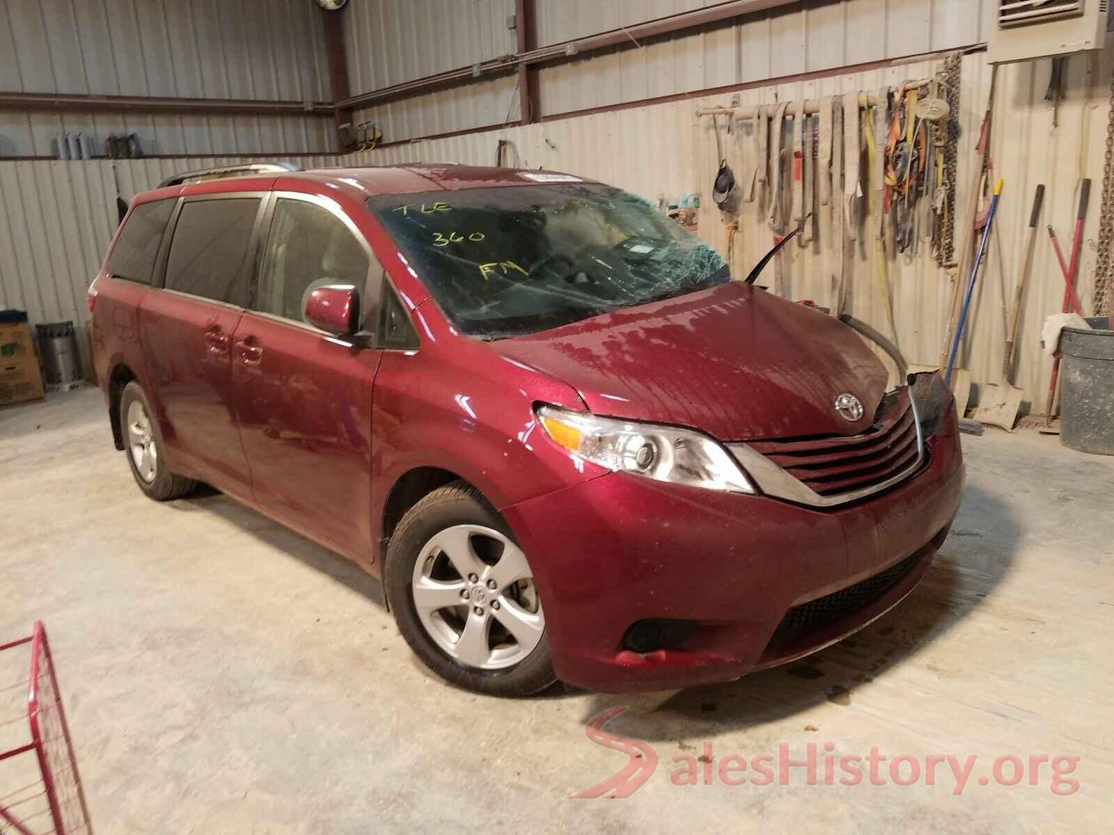 5TDKK3DC7GS761611 2016 TOYOTA SIENNA