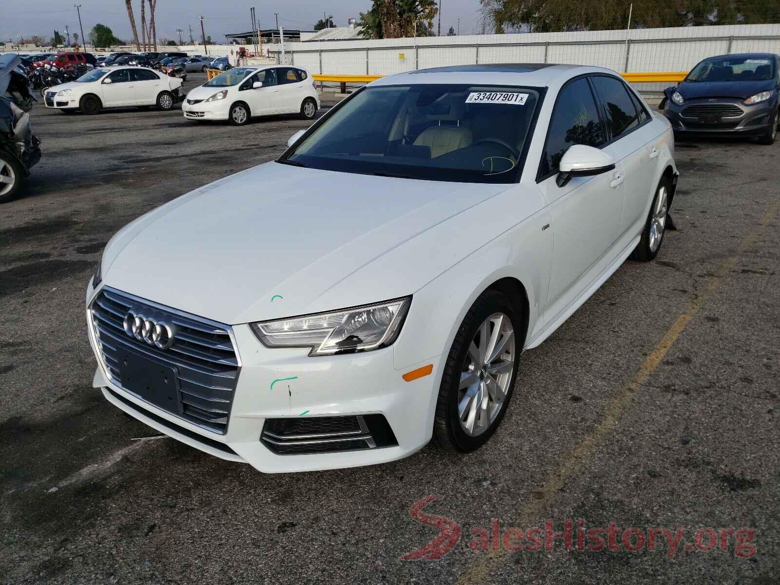 WAUKMAF47JA220242 2018 AUDI A4