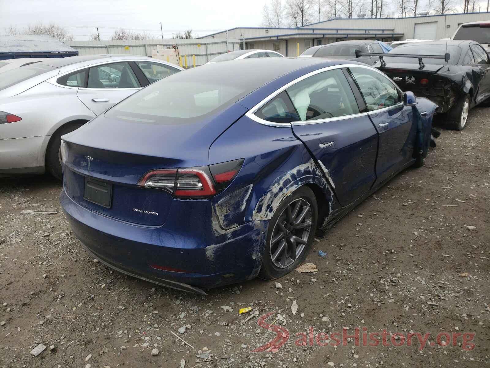 5YJ3E1EBXLF664696 2020 TESLA MODEL 3