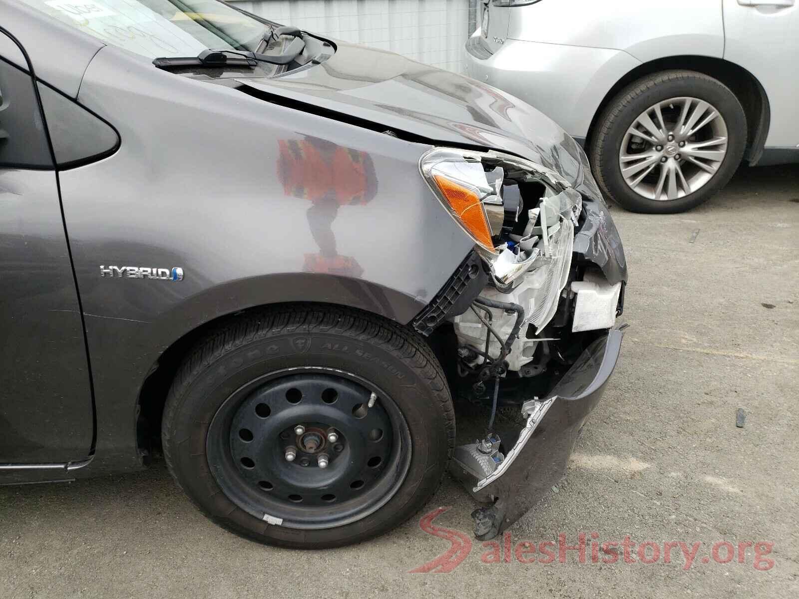 JTDKDTB30G1137241 2016 TOYOTA PRIUS