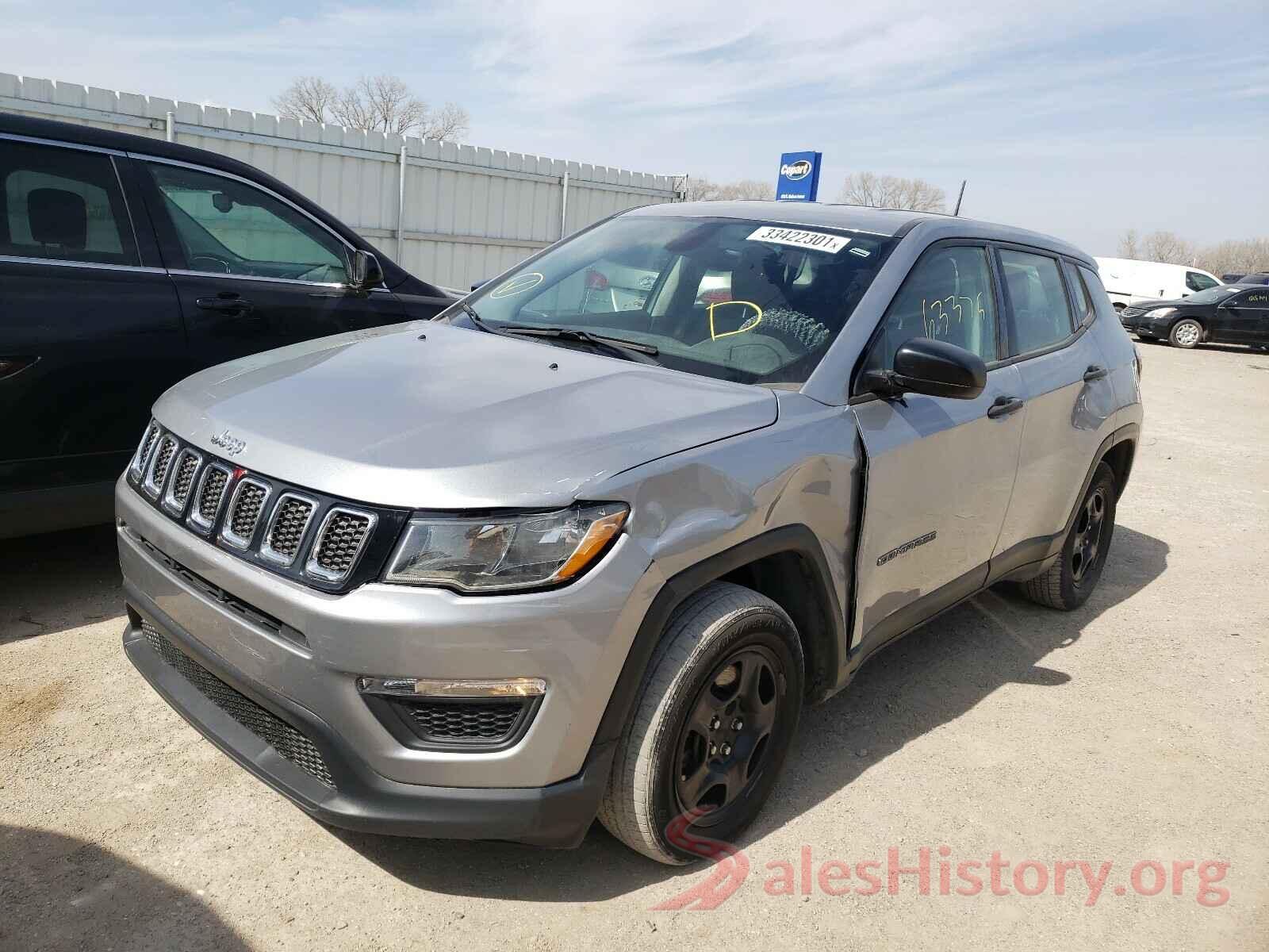 3C4NJCABXHT652353 2017 JEEP COMPASS