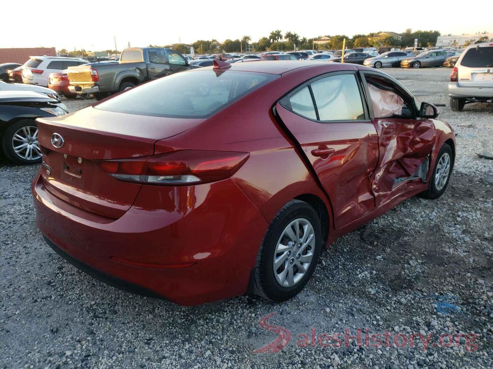 KMHD74LF1HU141213 2017 HYUNDAI ELANTRA