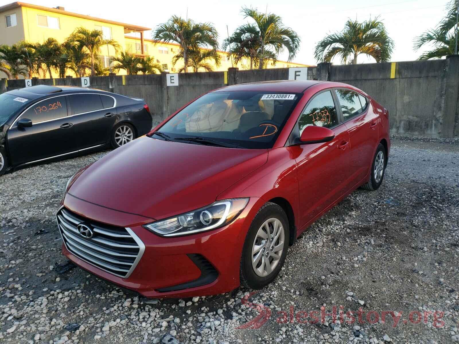 KMHD74LF1HU141213 2017 HYUNDAI ELANTRA