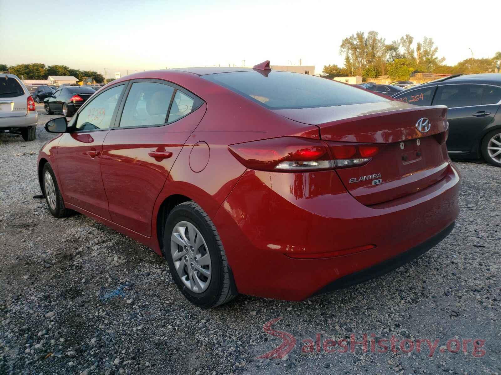 KMHD74LF1HU141213 2017 HYUNDAI ELANTRA