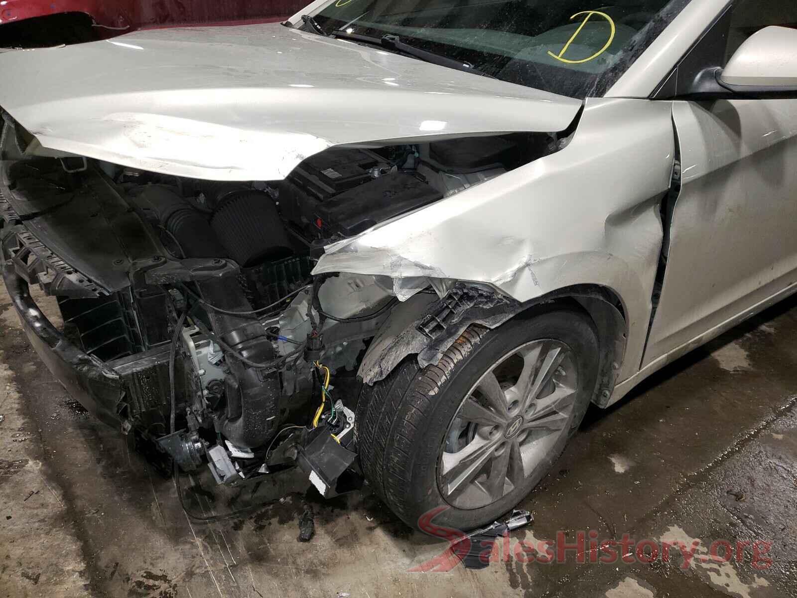 5NPD84LF0JH387705 2018 HYUNDAI ELANTRA