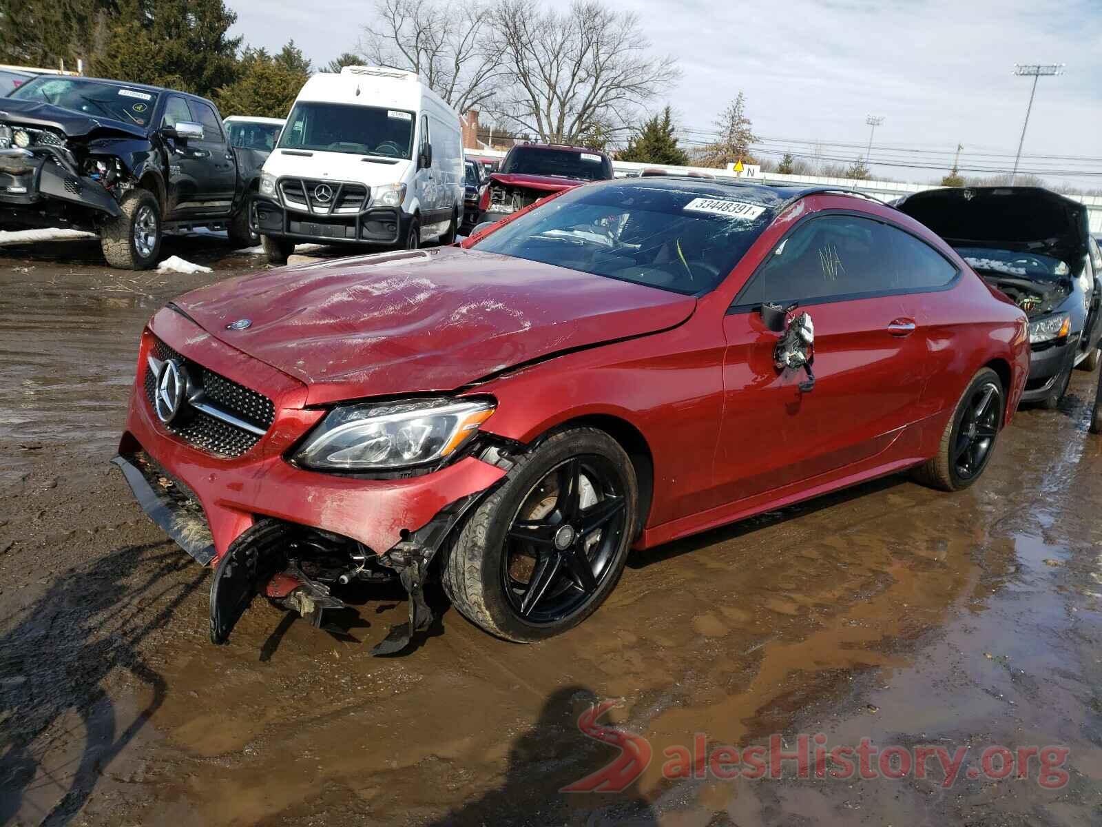 WDDWJ4KB4HF375840 2017 MERCEDES-BENZ C CLASS