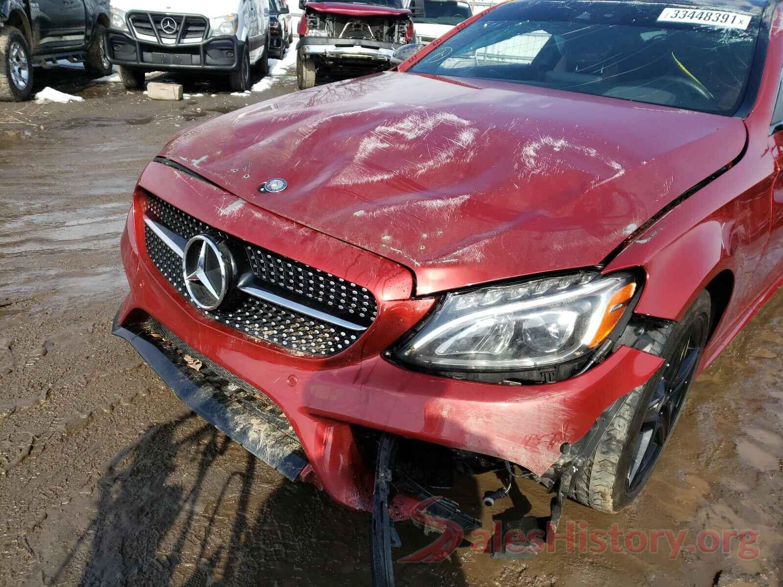 WDDWJ4KB4HF375840 2017 MERCEDES-BENZ C CLASS