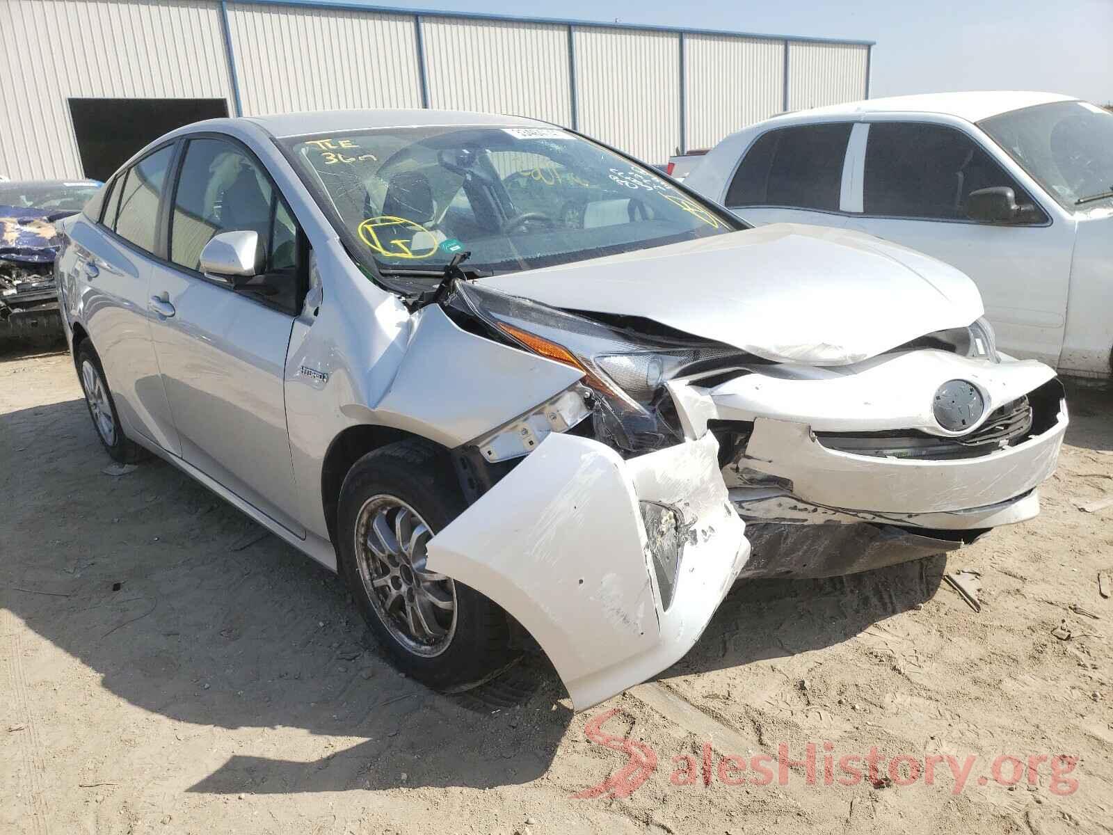 JTDKBRFU8G3017378 2016 TOYOTA PRIUS