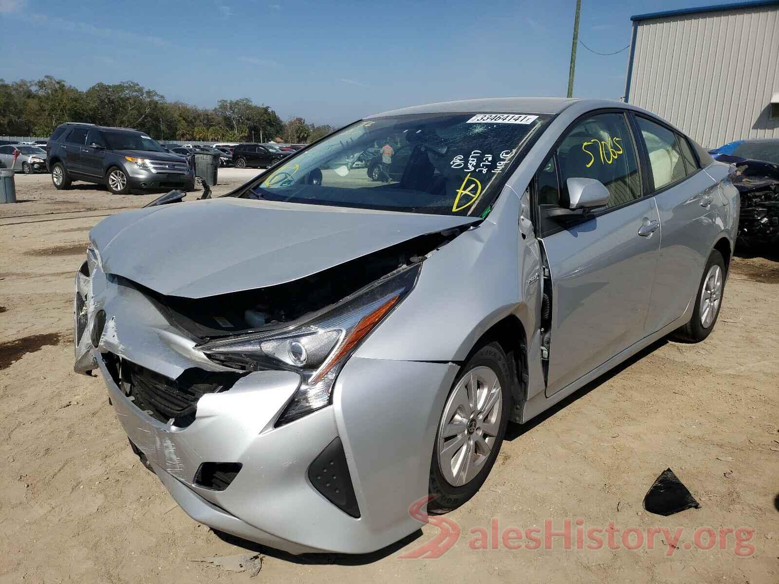 JTDKBRFU8G3017378 2016 TOYOTA PRIUS