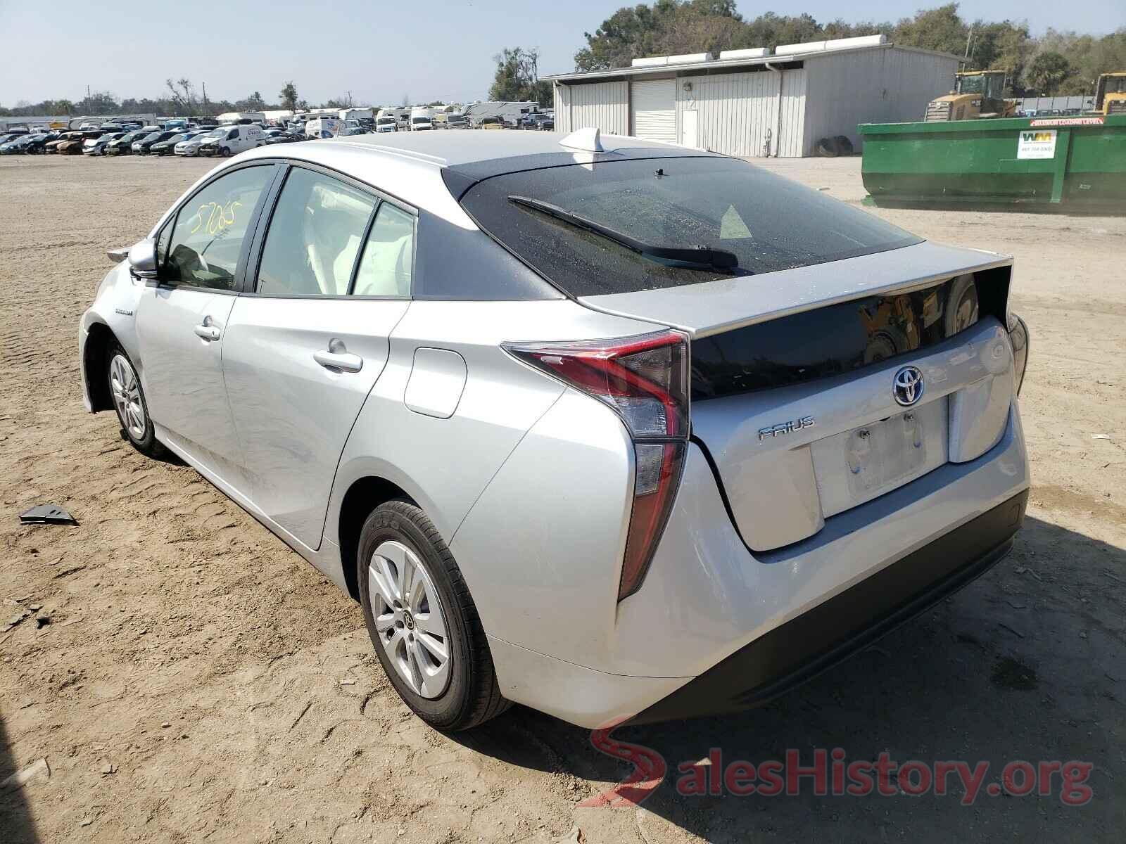 JTDKBRFU8G3017378 2016 TOYOTA PRIUS