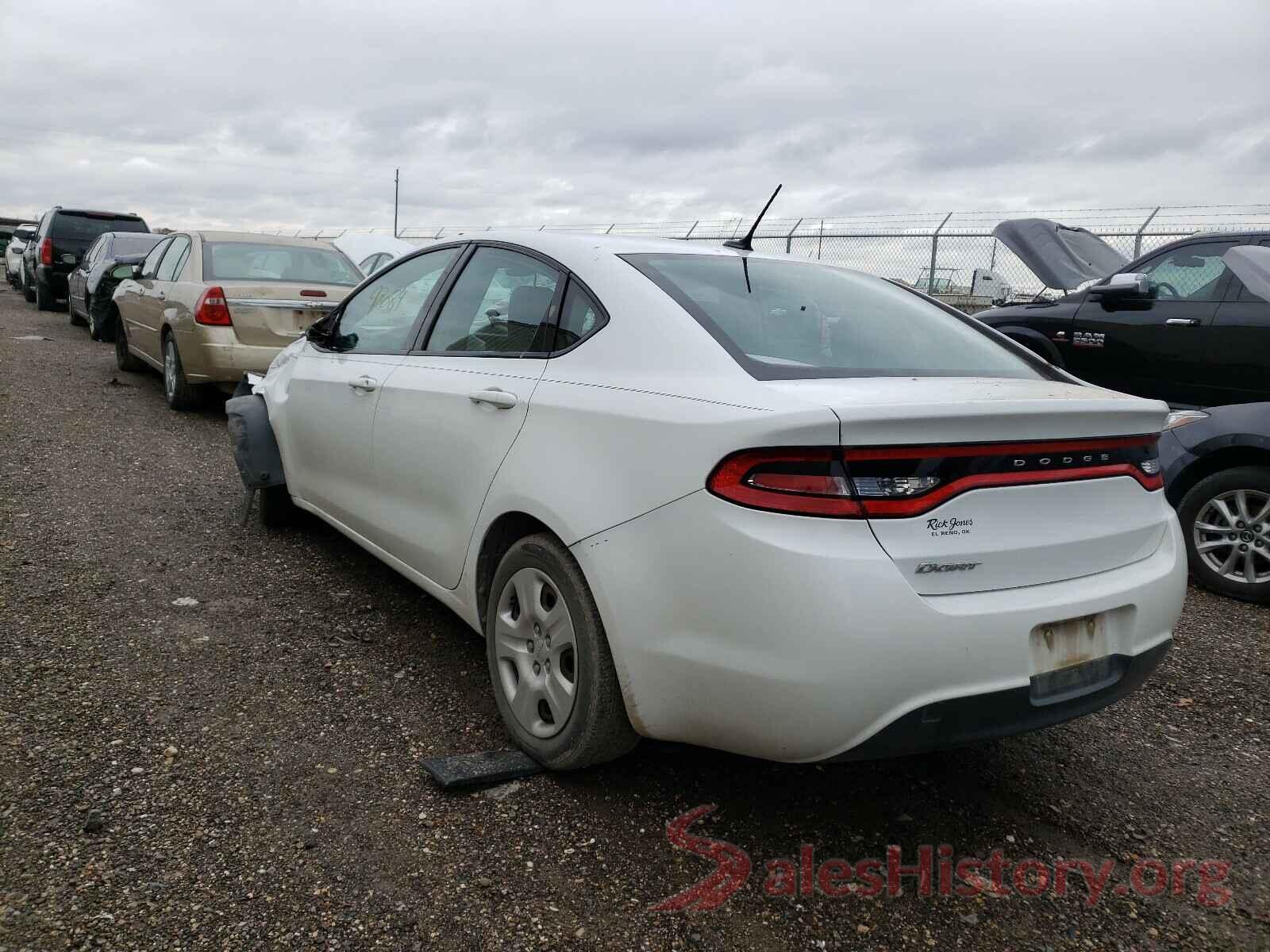 1C3CDFAA1GD516614 2016 DODGE DART