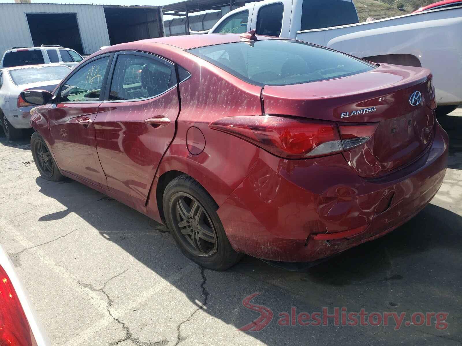 5NPDH4AEXGH680059 2016 HYUNDAI ELANTRA