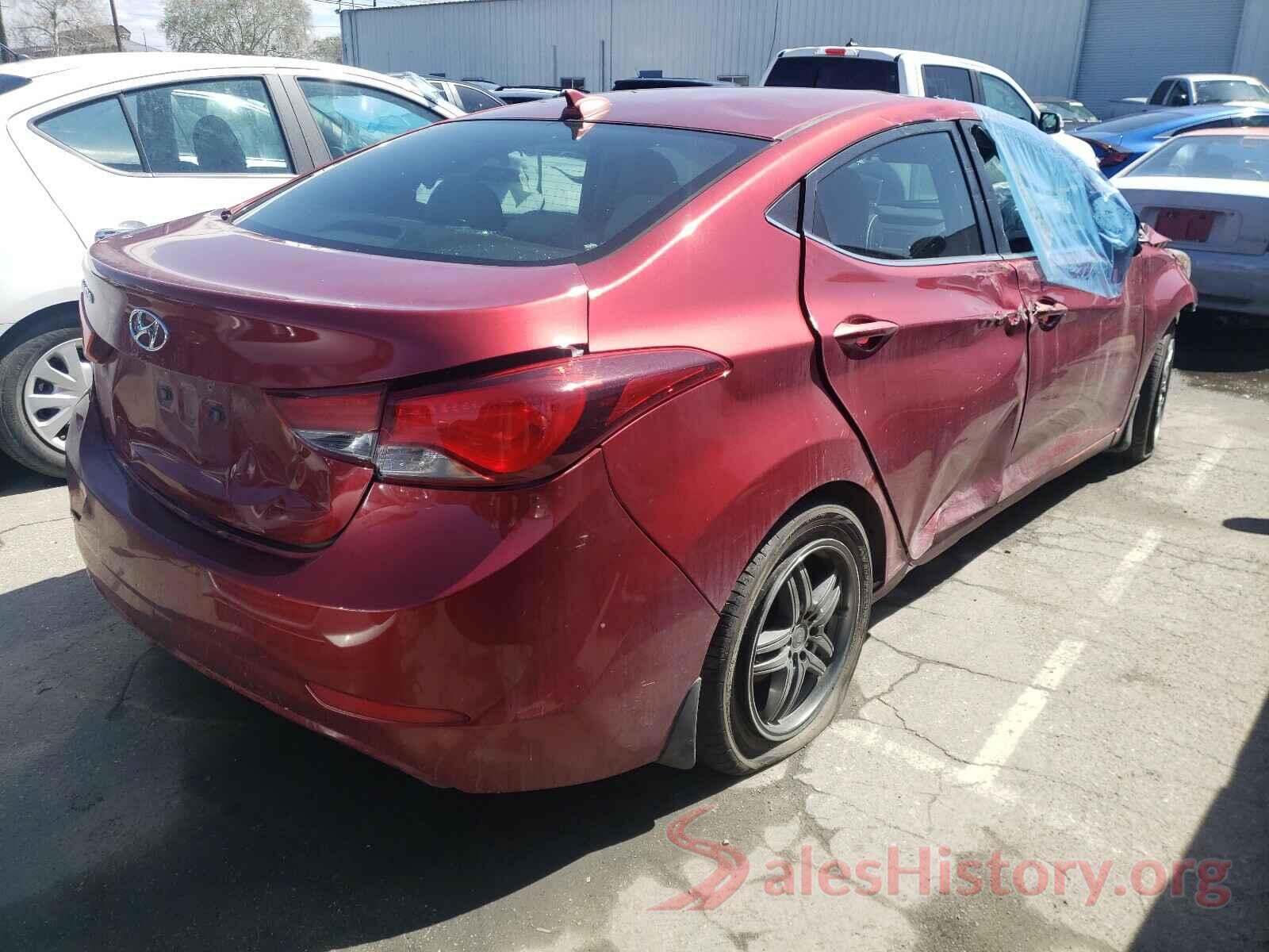 5NPDH4AEXGH680059 2016 HYUNDAI ELANTRA