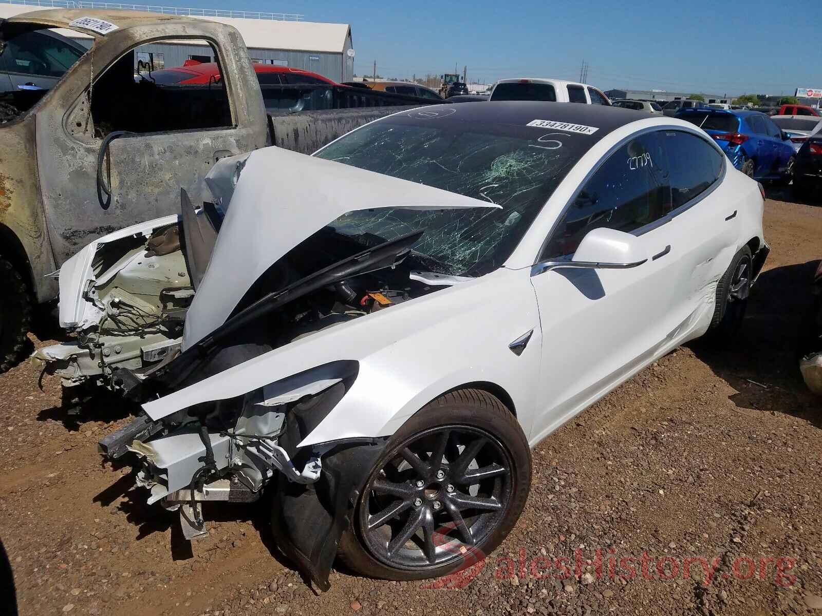 5YJ3E1EA6JF046344 2018 TESLA MODEL 3