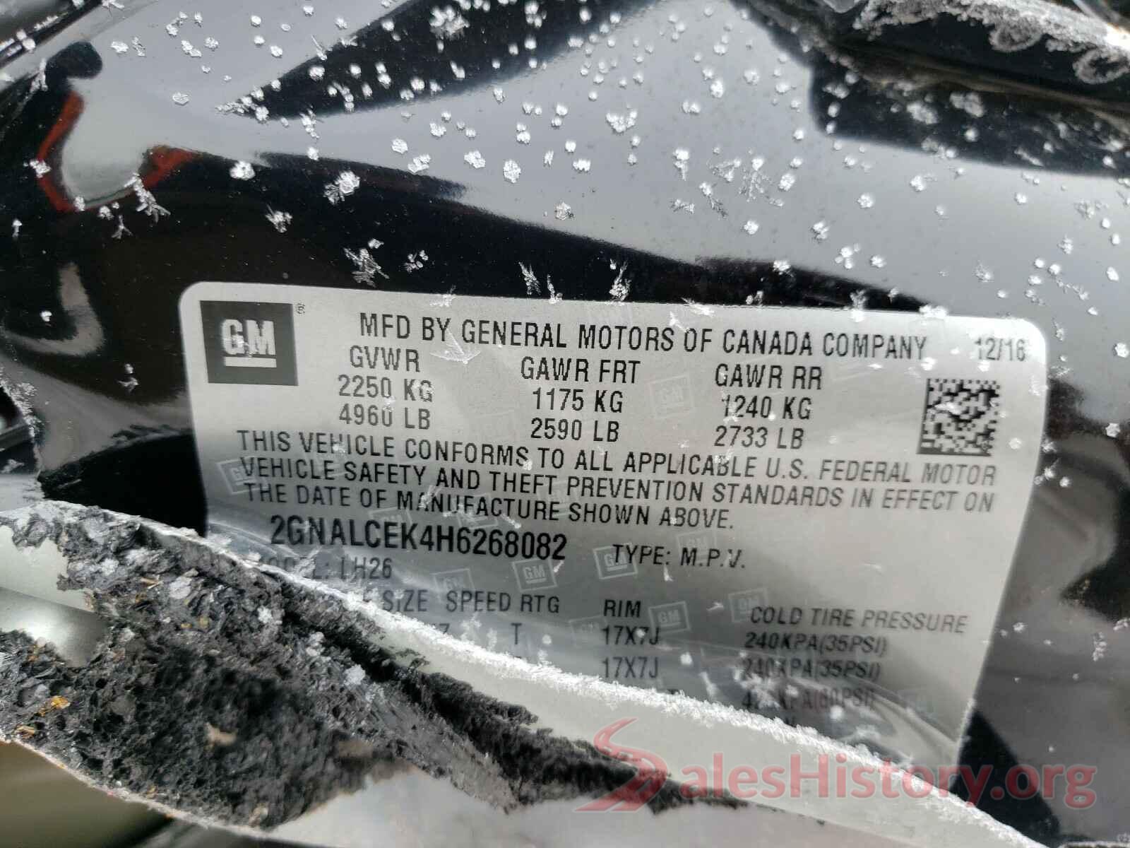 2GNALCEK4H6268082 2017 CHEVROLET EQUINOX