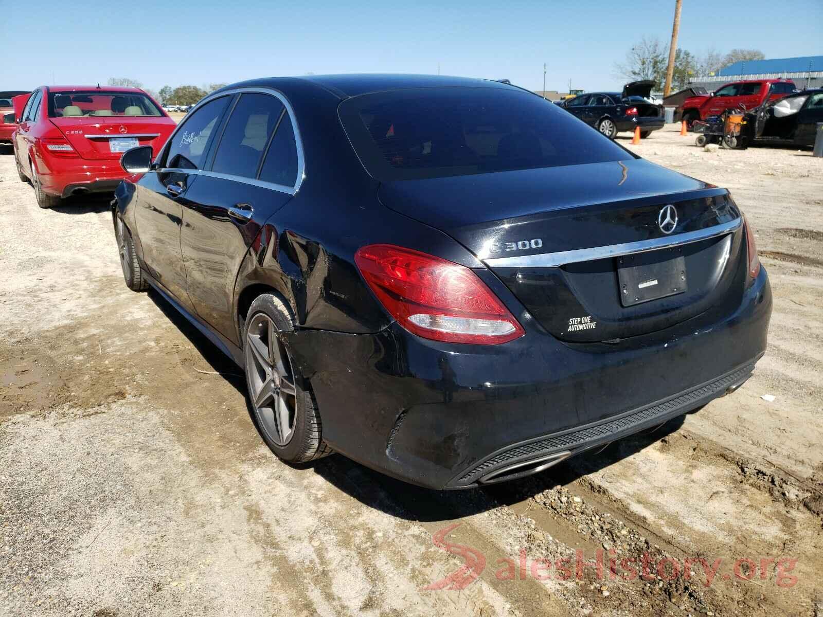 55SWF4JB4GU126792 2016 MERCEDES-BENZ C CLASS