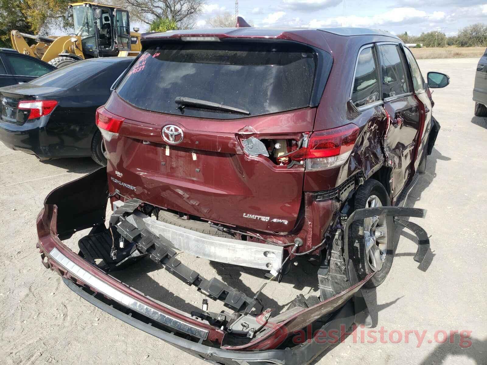 5TDDZRFH3HS459539 2017 TOYOTA HIGHLANDER