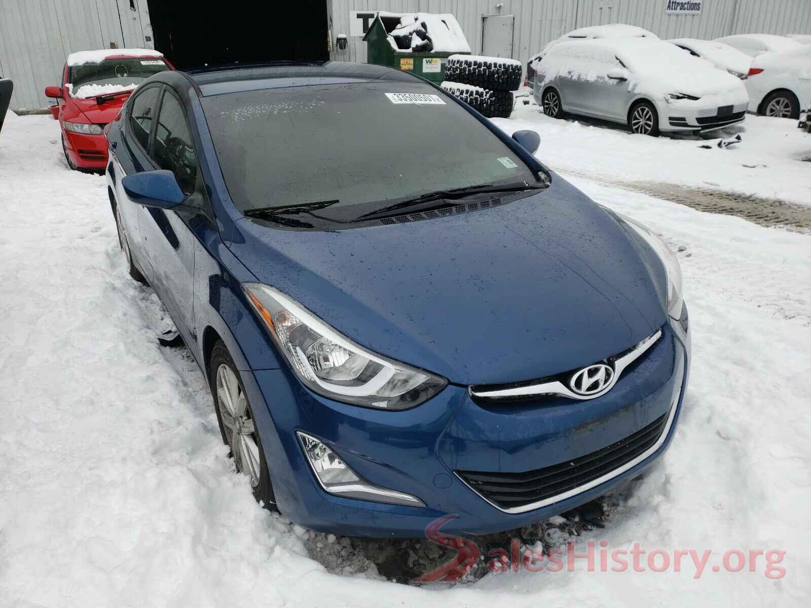 KMHDH4AE2GU607205 2016 HYUNDAI ELANTRA