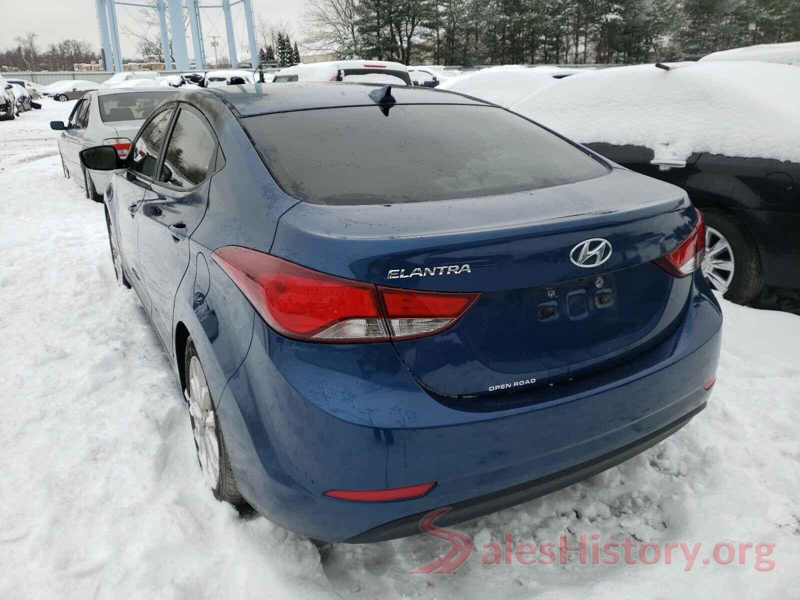 KMHDH4AE2GU607205 2016 HYUNDAI ELANTRA