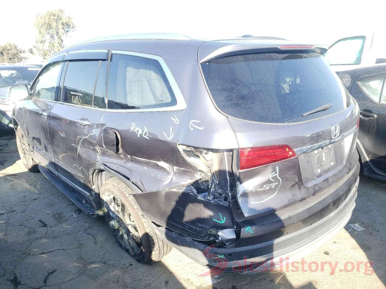 5FNYF6H96GB099510 2016 HONDA PILOT