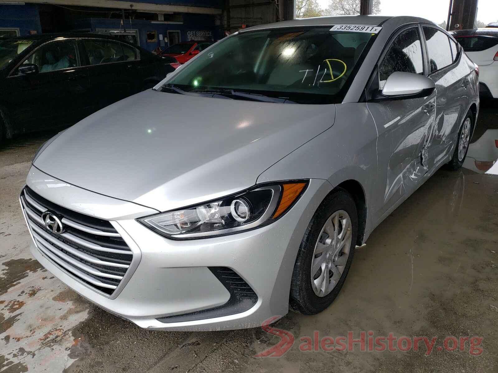 5NPD74LF4JH390576 2018 HYUNDAI ELANTRA