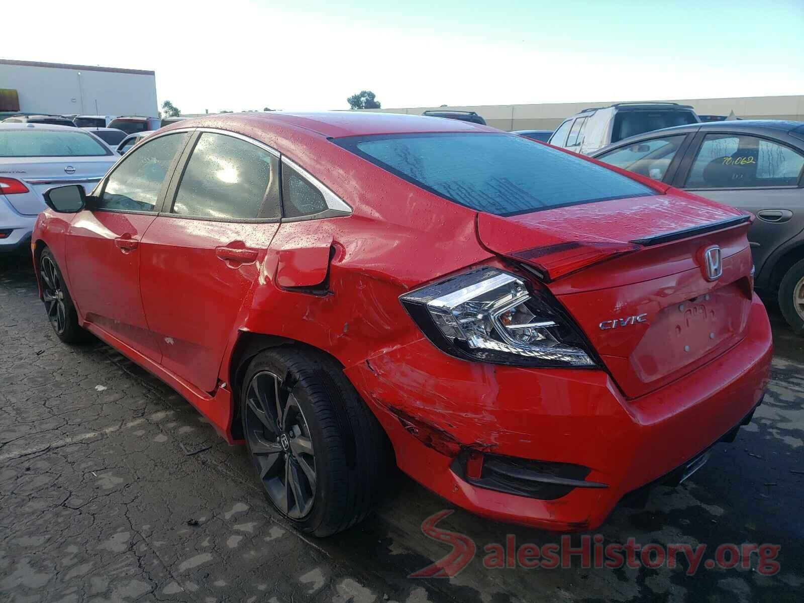 2HGFC2F8XKH551921 2019 HONDA CIVIC