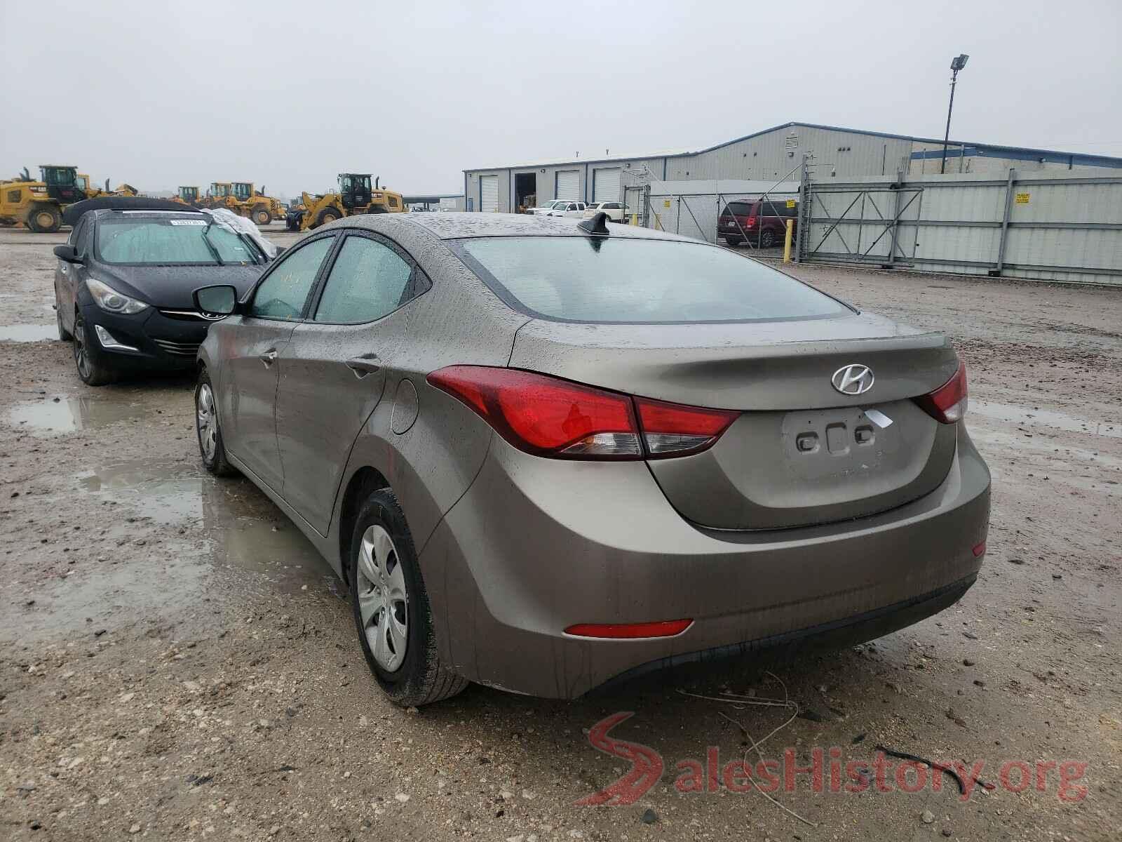 5NPDH4AE7GH768356 2016 HYUNDAI ELANTRA