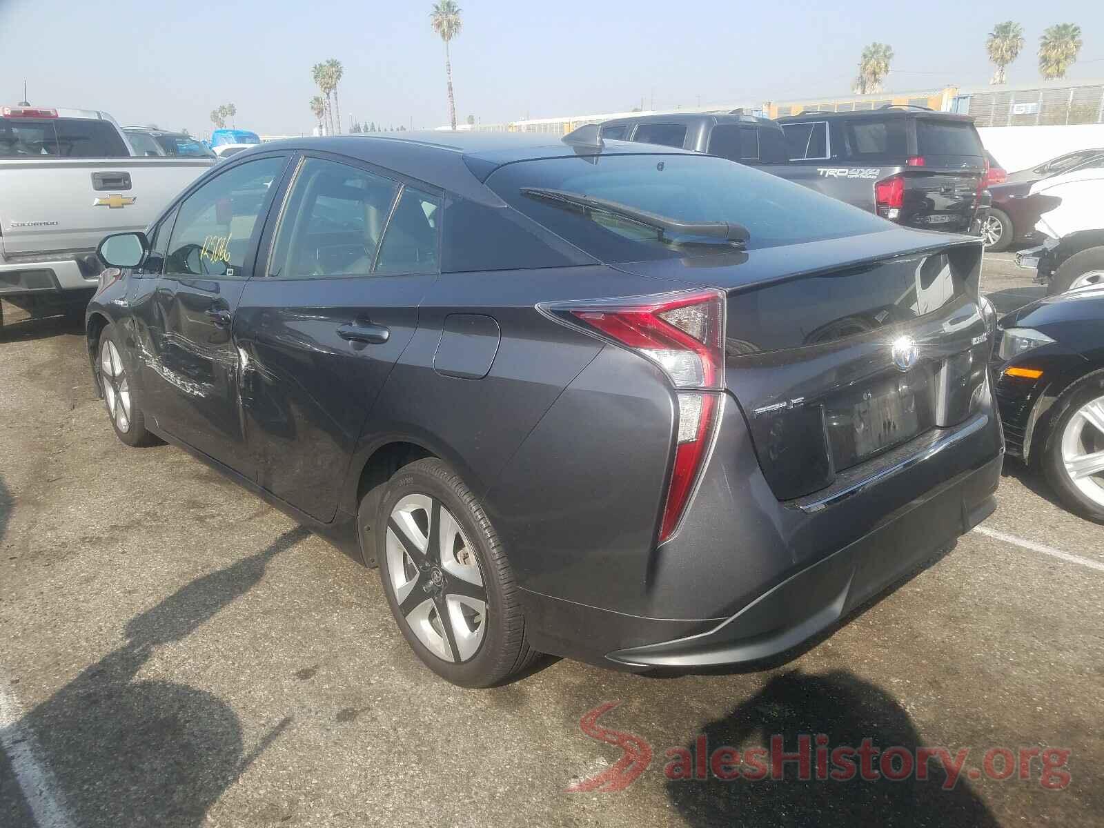 JTDKARFU7G3505708 2016 TOYOTA PRIUS