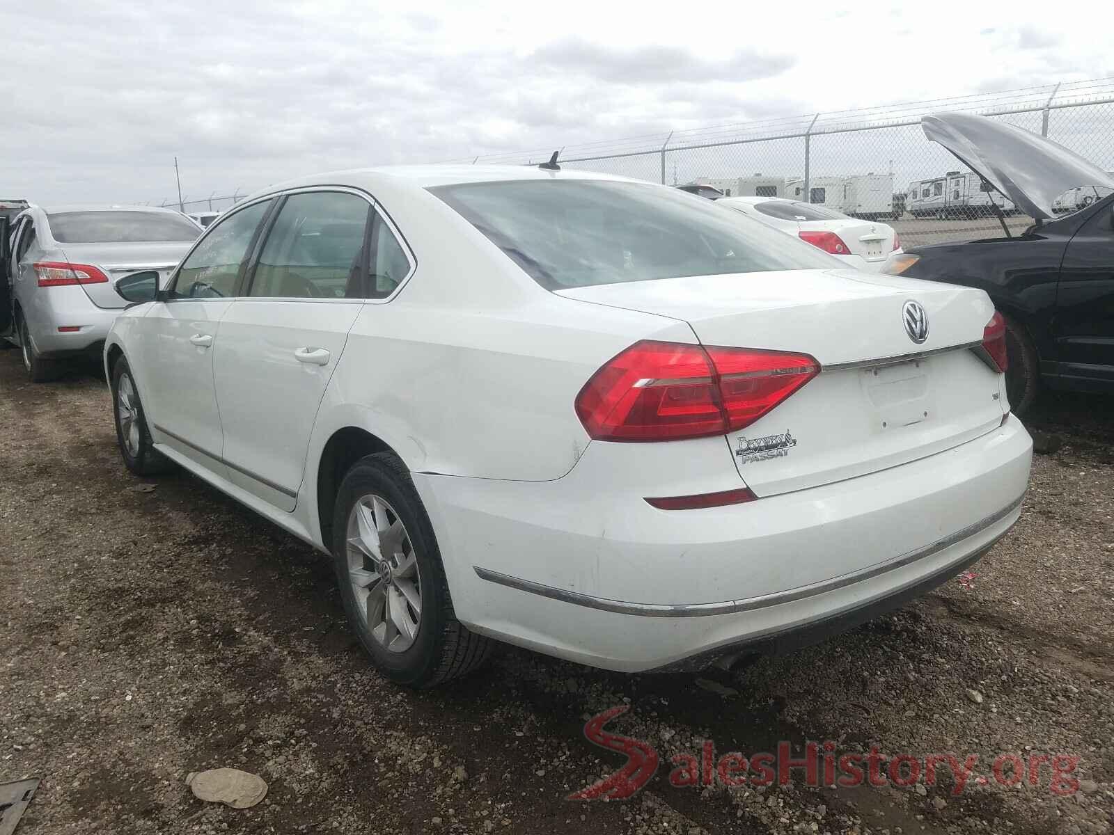 1VWAS7A38GC035617 2016 VOLKSWAGEN PASSAT