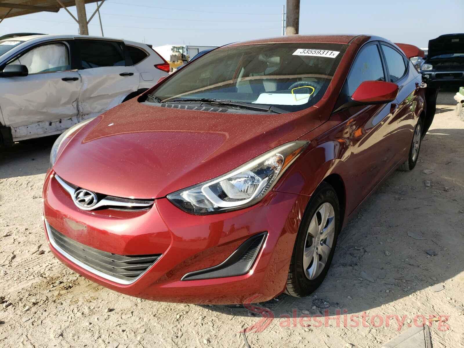 5NPDH4AE1GH747860 2016 HYUNDAI ELANTRA