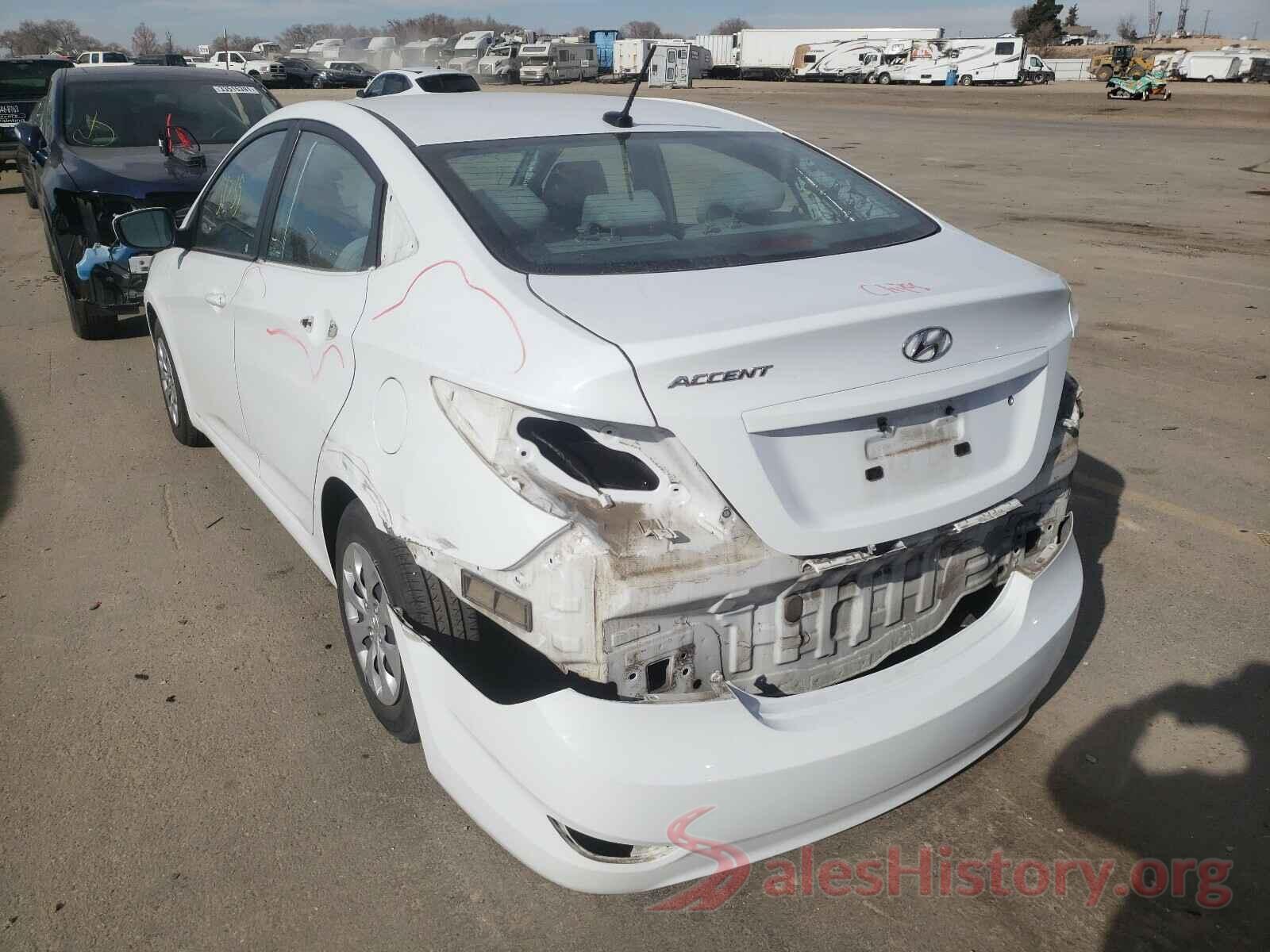 KMHCT4AE8HU274049 2017 HYUNDAI ACCENT