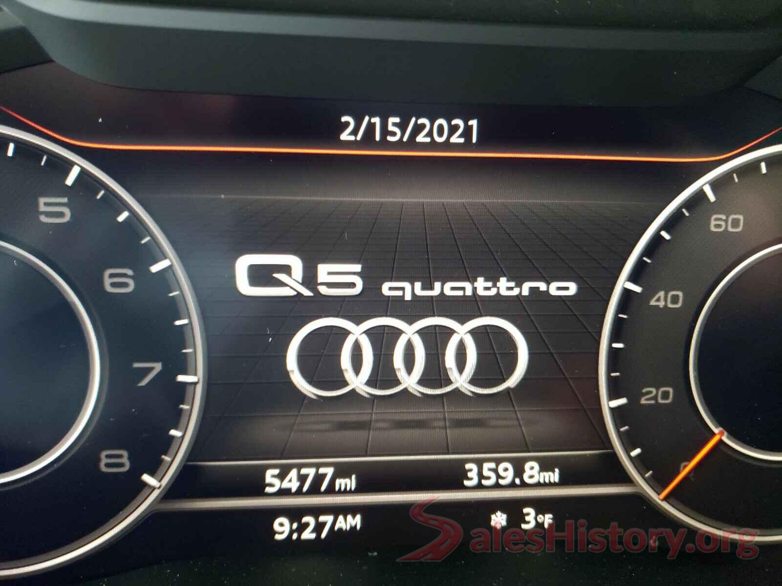 WA1ENAFY4L2111387 2020 AUDI Q5