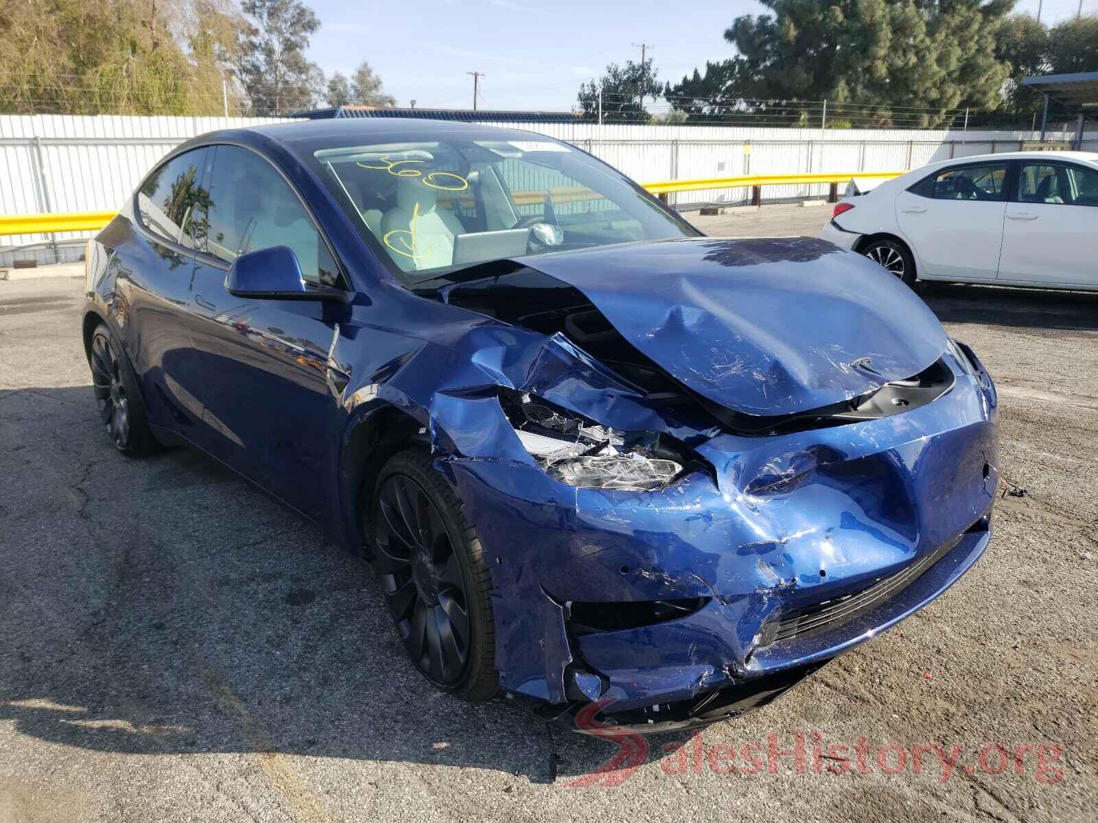 5YJYGDEF8MF093179 2021 TESLA MODEL Y