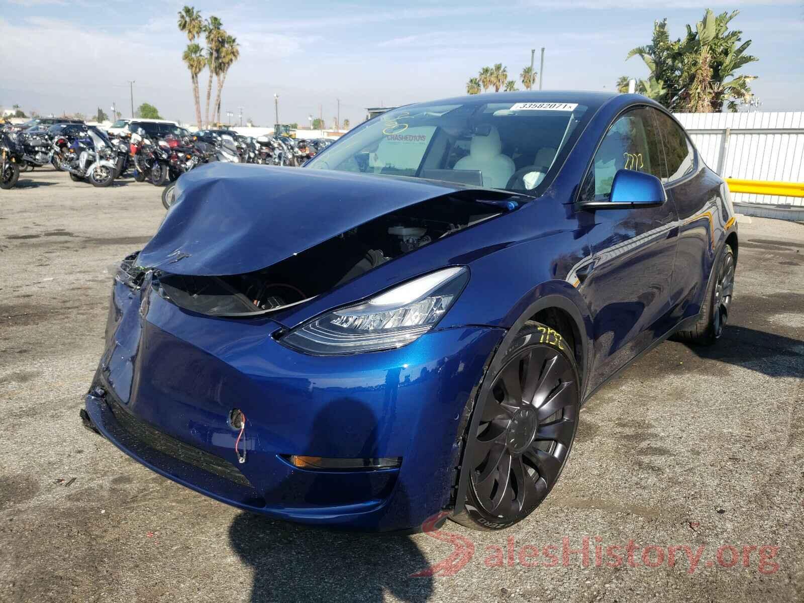 5YJYGDEF8MF093179 2021 TESLA MODEL Y