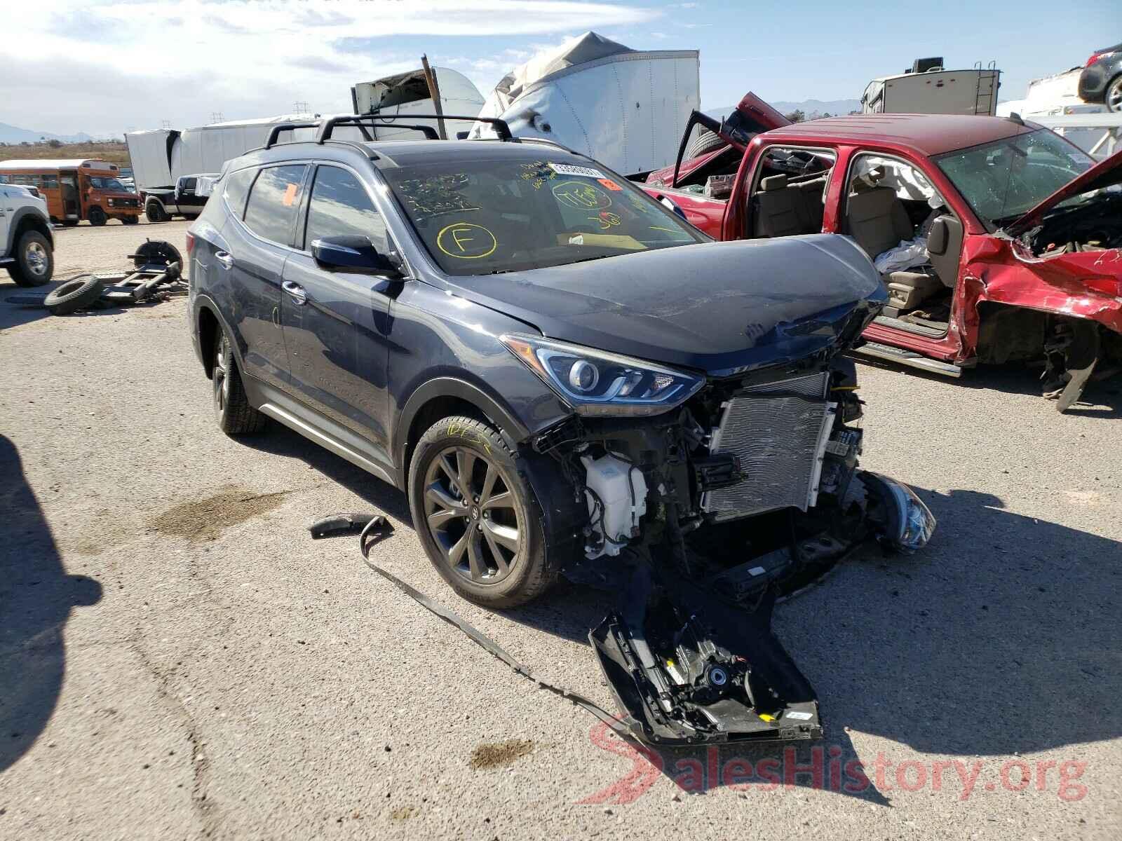 5NMZW4LA9HH043619 2017 HYUNDAI SANTA FE