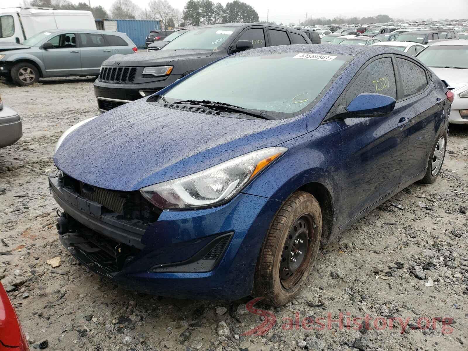 5NPDH4AE6GH779297 2016 HYUNDAI ELANTRA