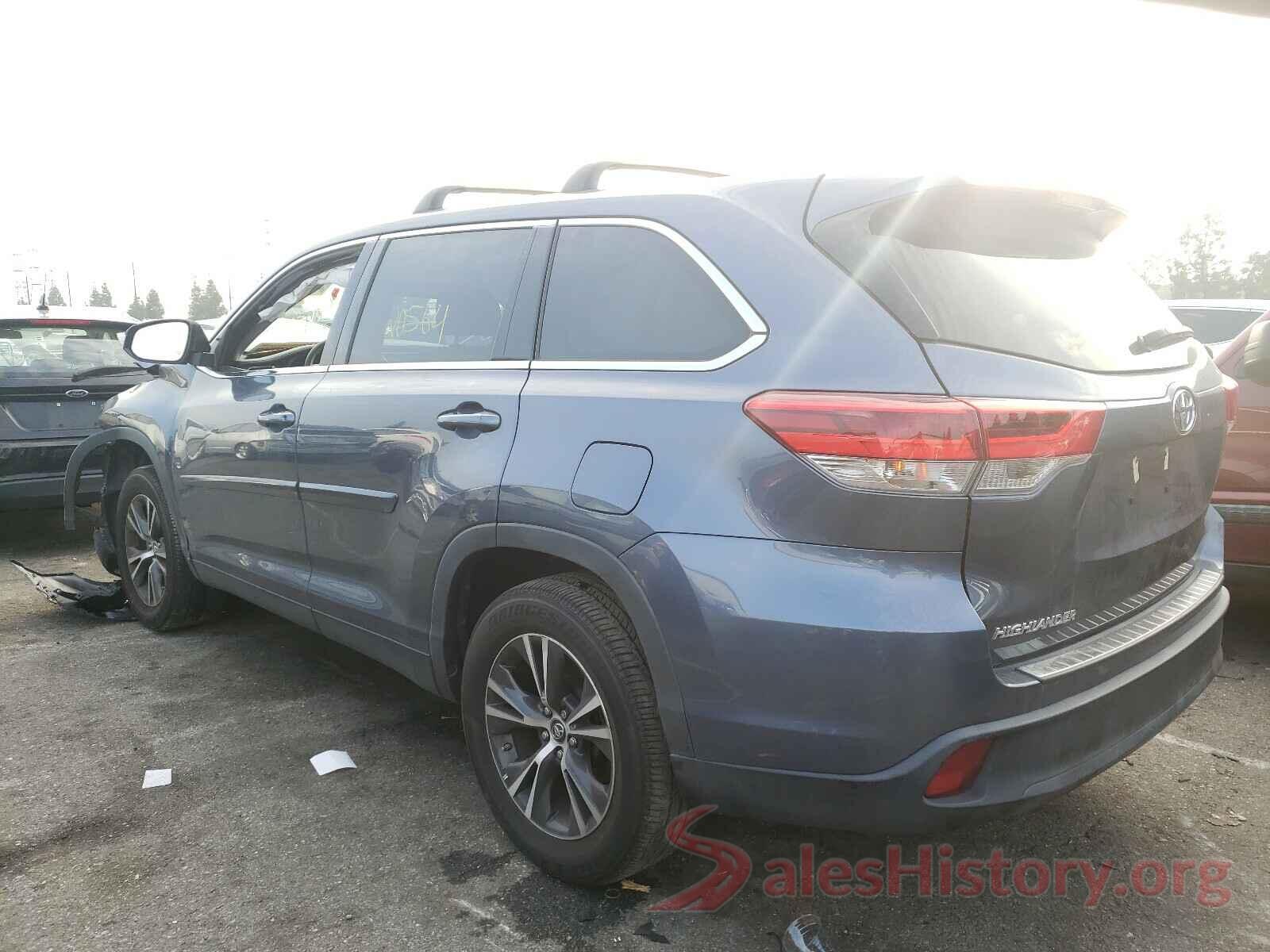 5TDZZRFH5KS345619 2019 TOYOTA HIGHLANDER