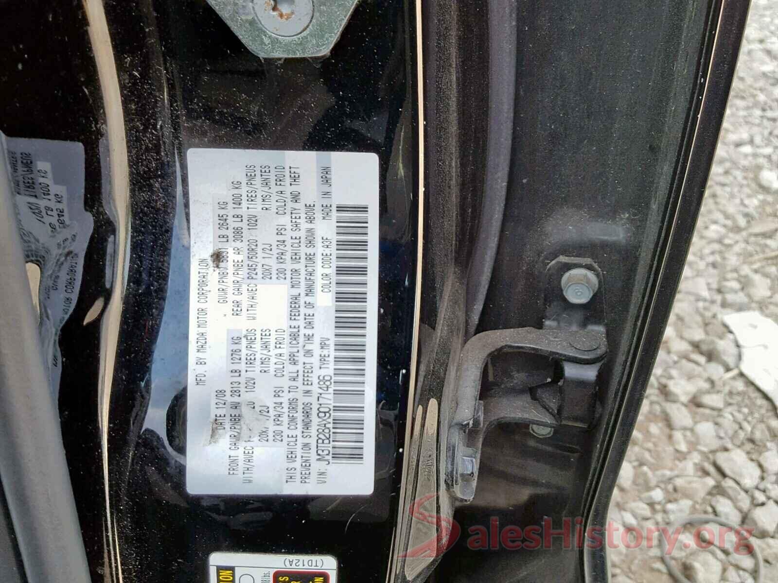 JM3TB28AX90171486 2009 MAZDA CX-9