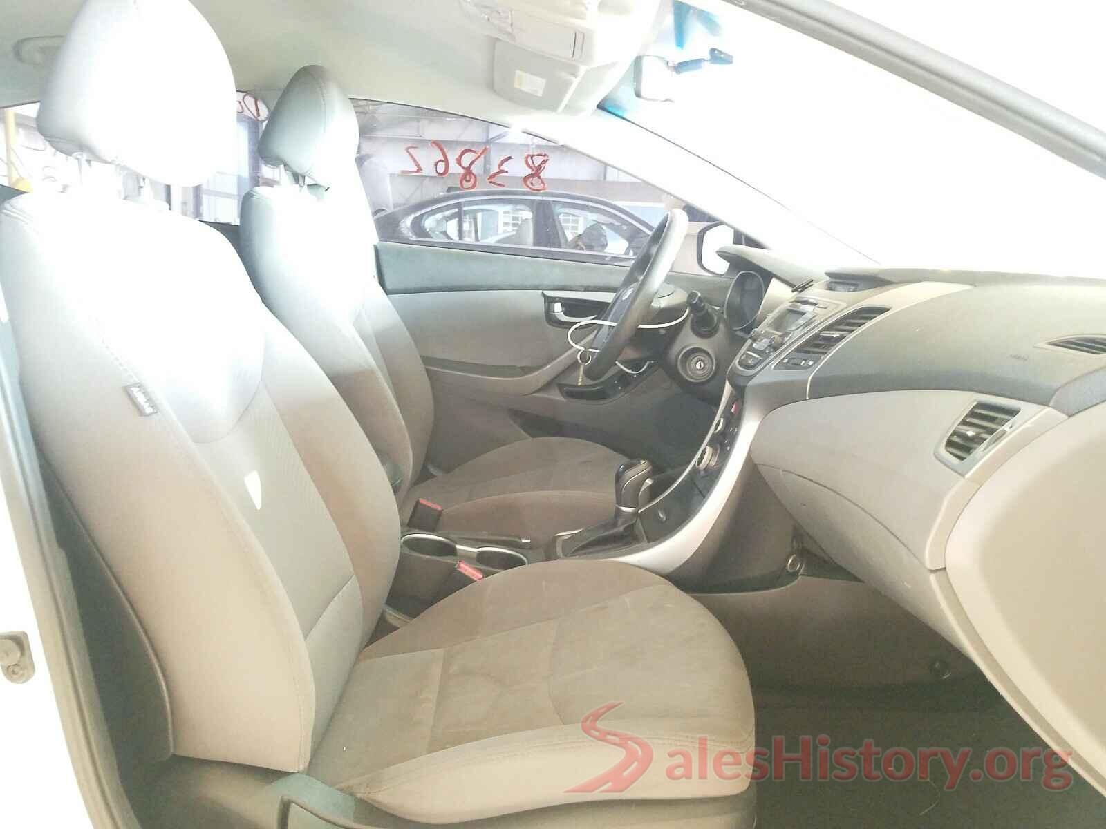 5NPDH4AEXGH702853 2016 HYUNDAI ELANTRA