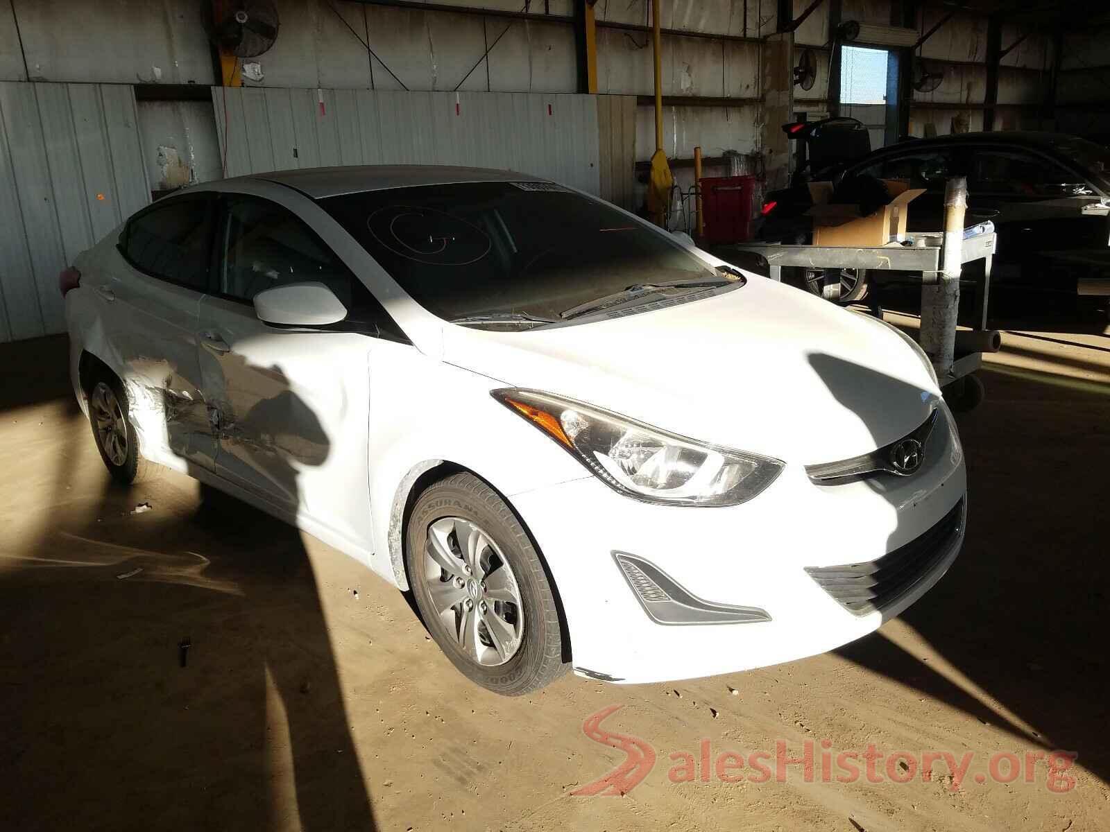 5NPDH4AEXGH702853 2016 HYUNDAI ELANTRA