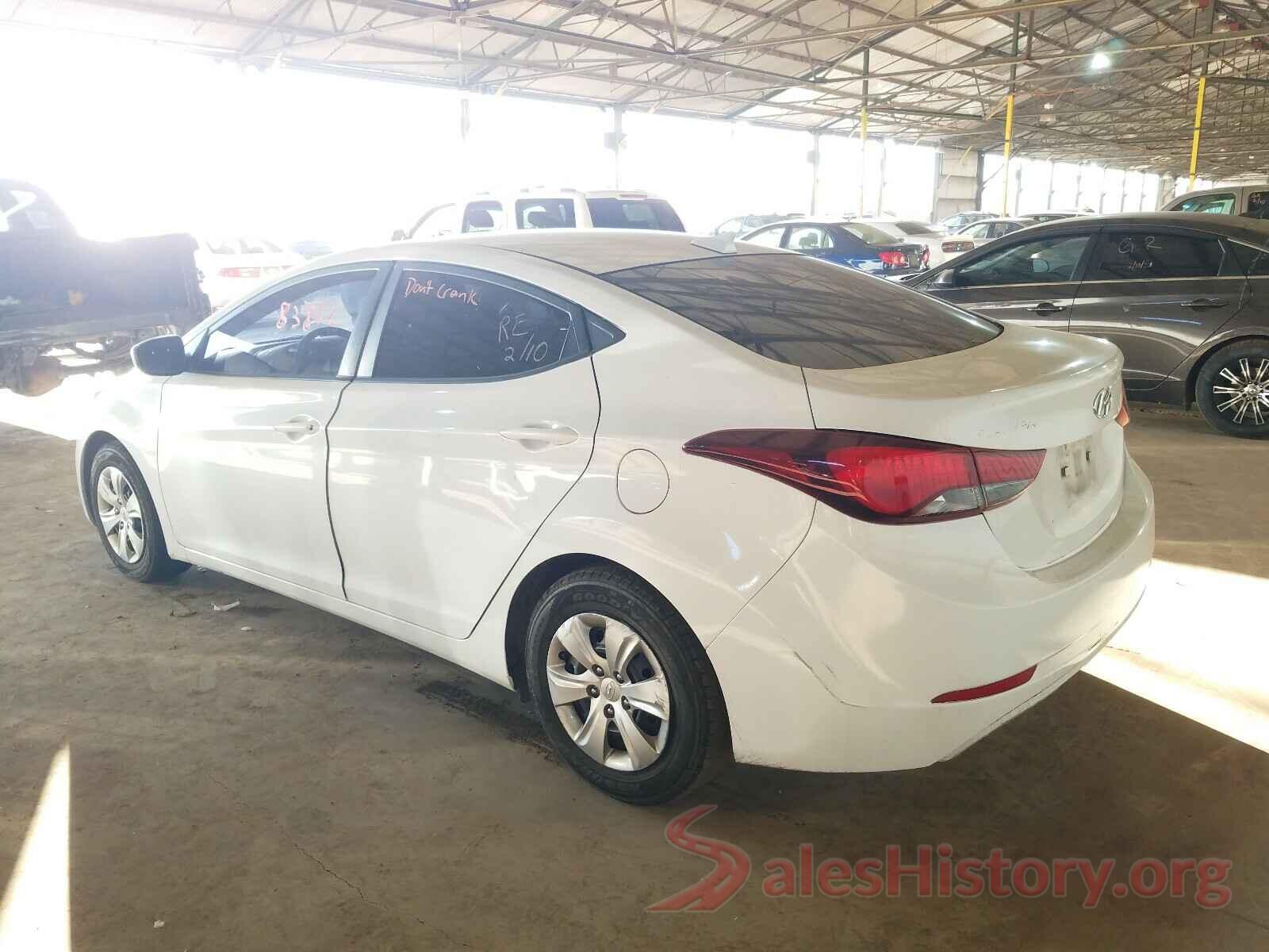 5NPDH4AEXGH702853 2016 HYUNDAI ELANTRA